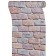 Paper bricks 301-02, 0.53x10.05m, pink/lilac/gray