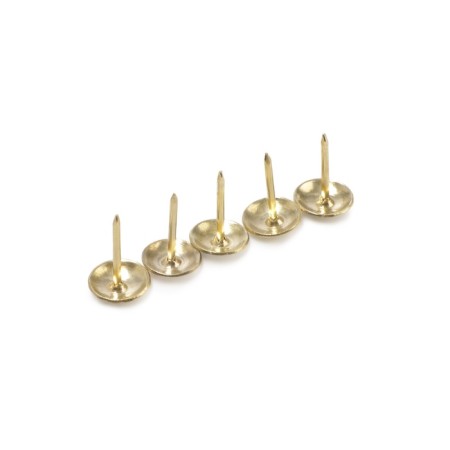 Tundra nails, decorative, textured, 11x16 mm, gold, 50 pcs-11