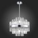 Suspended chandelier ST LUCE. SL1634.103.06. Rens. 6x60 watts, E14, 45x45x55 cm, chromium color