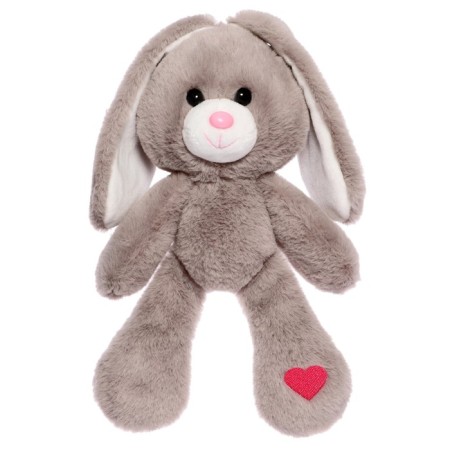 Soft toy "Bunny Bunny", 25 cm, gray color
