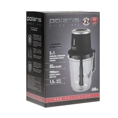 POLARIS PTB 0435 blender, stationary, 400 watts, 1.5 l, black-8