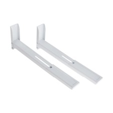 SL-02 bracket, for a microwave oven, adjustable, up to 40 kg, 313-413 mm, metallic, white