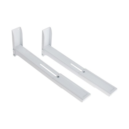 SL-02 bracket, for a microwave oven, adjustable, up to 40 kg, 313-413 mm, metallic, white