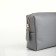 Lightning cosmetic bag, textura, gray color