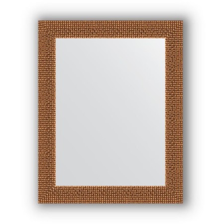 Mirror in the baguette frame - Mosaic copper 46 mm, 38 x 48 cm, evoForm