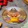Decorative plate "Family angel, 20 x 0.4 x 0.32 Simpa", metal