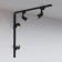 The Connector is flexible for the Technical TRA001CF-11B, 28x3.5x2 cm, black color, black
