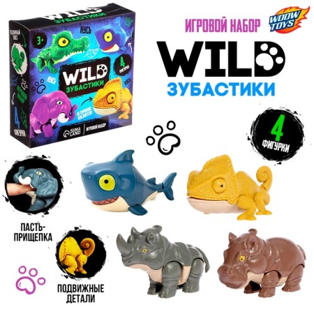 Game set "Wild tooth", 4 figures