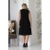 Female dress, size 52, black color