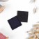 Clothing patch "Square", 2.6 × 2.6 cm, heat-mileyle, dark blue color