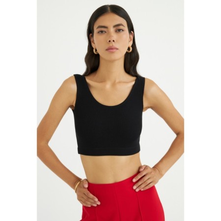 Top female Eliseeva Olesya, size 44, black color