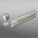 Barrier for storing trifles, d = 2.6 × 15.3 cm, the color is transparent/silver