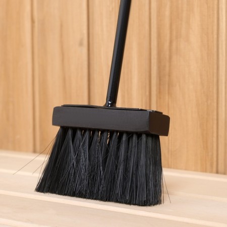 Fireplace brush, manual forging 45x10 cm-2