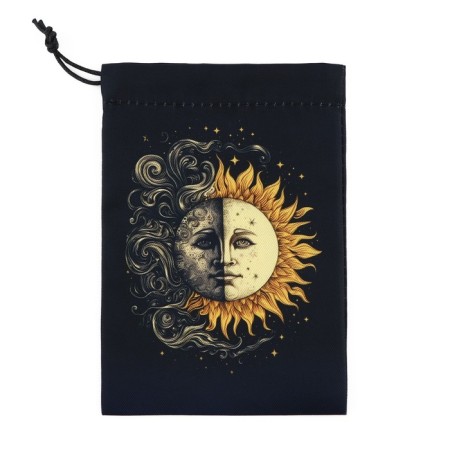 Back for maps "Sun and Moon", black, 12x18 cm-2