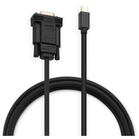 Audio-video cable Buro 1.1V MinidisplayPort (M)/VGA (M) 2m. gilding. Black (BHP MDPP 107481-4