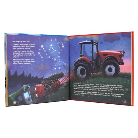 The book in English The Tractor Called Vick and the Big Race-2