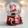 Souvenir Polystone Water Ball "Santa Claus with asterisk" 4.5x4.5x6.5 cm