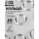 Ring for Roman curtains and carpets, d = 10/15 mm, set 20 pcs., Transparent