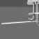 Ceiling chandelier Mantra Cinto, Led, 1600lm, 3000k, 960x85x360 mm, chromium color
