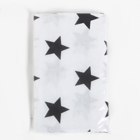 Diapers "baby I" stars, 70*120 cm, calico, cotton 100%-3