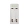 GP E211 charger, for 2xa/AAA batteries, white