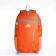 Tourist backpack 25l, folding, waterproof, 4 pockets on a zipper, orange color