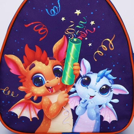 Baby backpack "Dracles with crackers", 23*20.5 cm-2