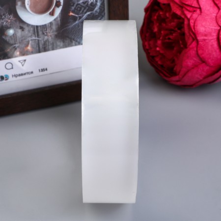 Adhesive nano tape silicone bilateral "transparent" width 3 cm, winding 2 meters-2