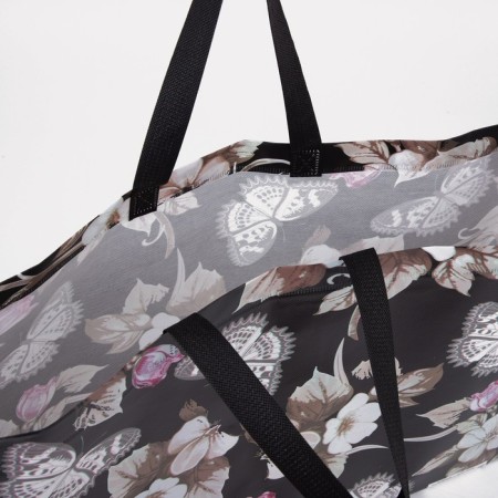 Household bag without fastening, black color-2