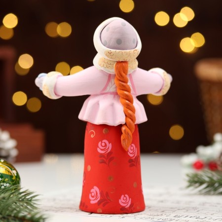 Kovrov toy "Baryshnya Dancing Winter", ceramics-2