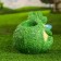 Garden figure "Fruit fat with a glass" 21x20cm