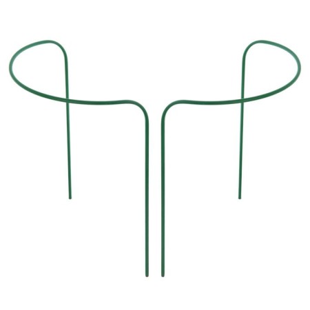 Builder, d = 40 cm, h = 60 cm, leg d = 1 cm, metal, set 2 pcs., Green-4