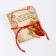 Bracelet-reinforcing "Red thread" Cash tree, color black silver, 20 cm
