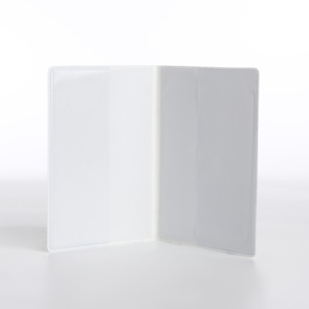Cover for passport, beige/white color-6