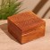 Carved box 10x10x6 cm, shisham tree