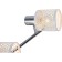 Wall lamp 3x60W E14, size 64.5x15x16 cm