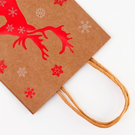 Tissing craft package, round handle, "deer" 15 x 21 x 8 cm, 120 g-2