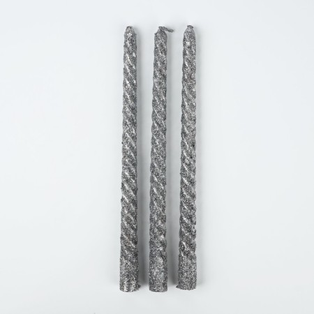 New Year's candles twisted "New Year: Happy New Year" 3 pcs-3