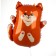 Foil ball 28 "Siba-Inu", a set of 3 pcs.