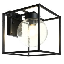 Garden-park lamp Feron PL711, IP44, E27, 60 W, 275x250x290 mm, black color