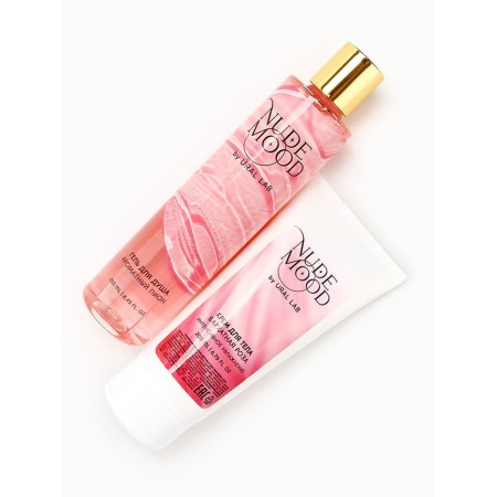 Gift set Ural Lab: shower gel 250 ml and body cream 200 ml, peony and rose aroma-3