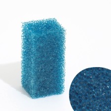 Rectangular sponge for the filter, F-Mini series, coarse, 3 x 3.5 x 7 cm, blue