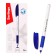 Ballic handle Triangle Snow Pro, node 0.7 mm, blue ink, flu