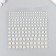 Sticker of rhinestones plastic "Assorted overflow" MIX 11x18.5 cm
