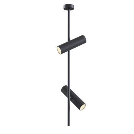 Ceiling light Technical C021CL-02B, 2XGU10, 50W, 20x77 cm, black color