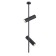 Ceiling light Technical C021CL-02B, 2XGU10, 50W, 20x77 cm, black color
