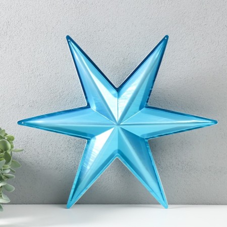Figure "Star of Pereniamous" small blue metallic, 31x35.5 cm-2