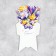 Postcard – Convert for Money Formation "Envenue with Flowers", 12 x 15.5 cm