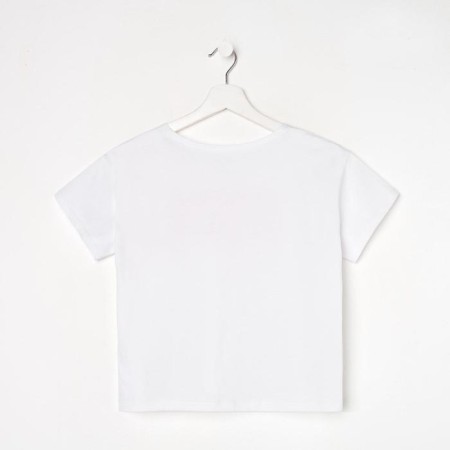 Shorted T -shirt "Marvel" Avengers, white color-5