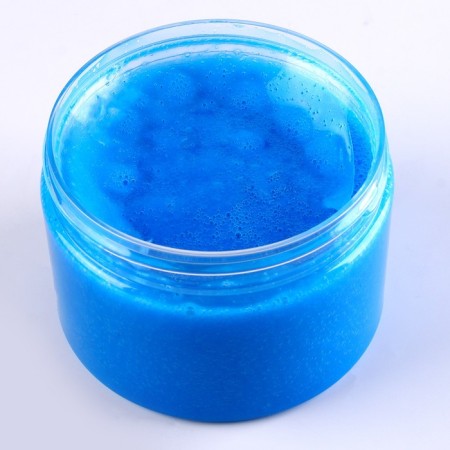 Slime "mother -of -pearl", with charming, blue, 350 g-2